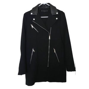 Zara Trafaluc Outerwear Jacket Trench Coat Zippers